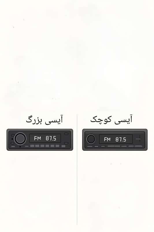 تفاوت پخش آی‌سی بزرگ و آی‌سی کوچک بررسی تخصصی در سایت کالا 111 مقایسه ضبط و پخش ایسی کوچیک و ایسی بزرگ